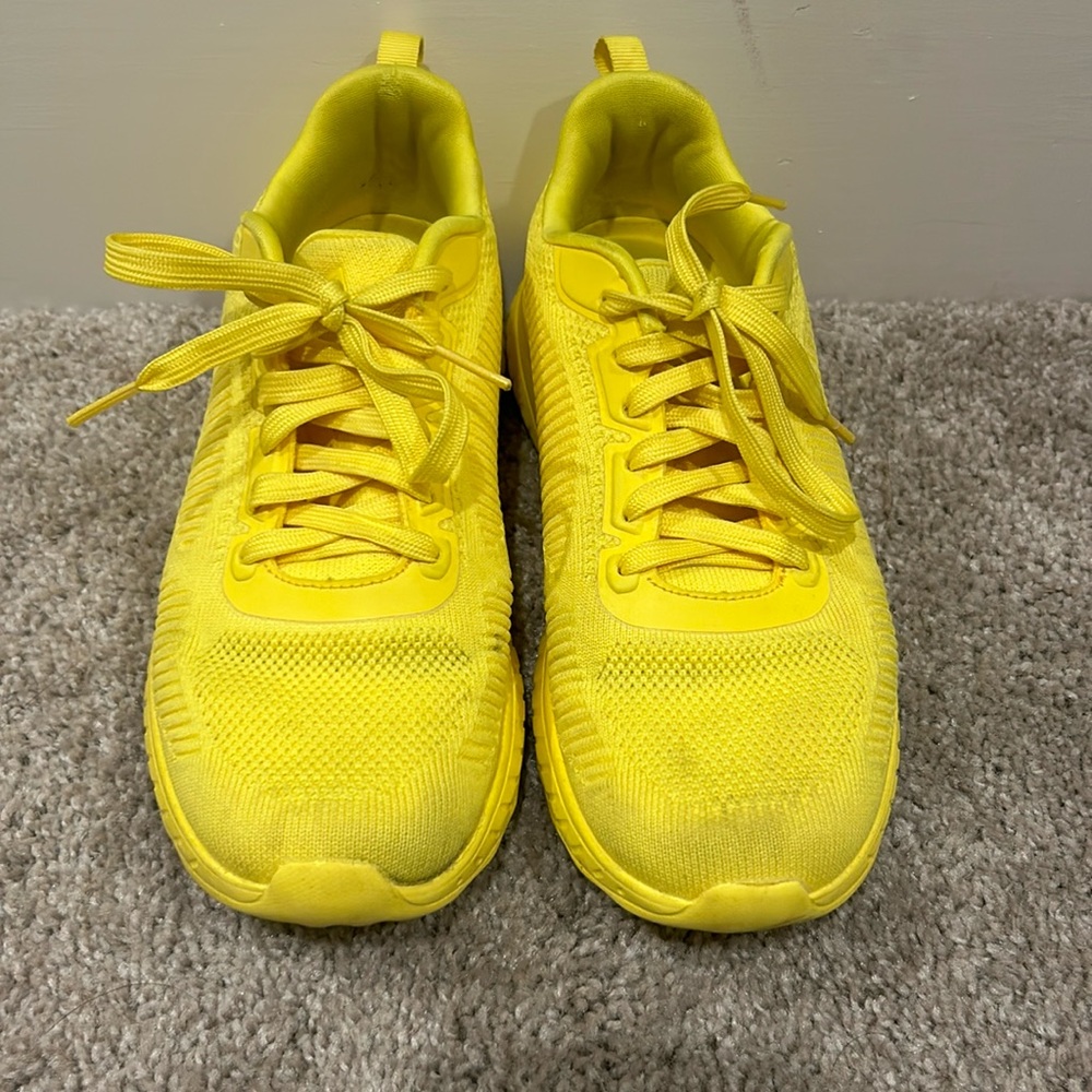 Skechers Bobs Yellow Memory Foam Sneakers